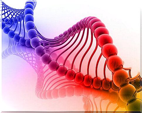 Colored DNA Representing Synesthesia