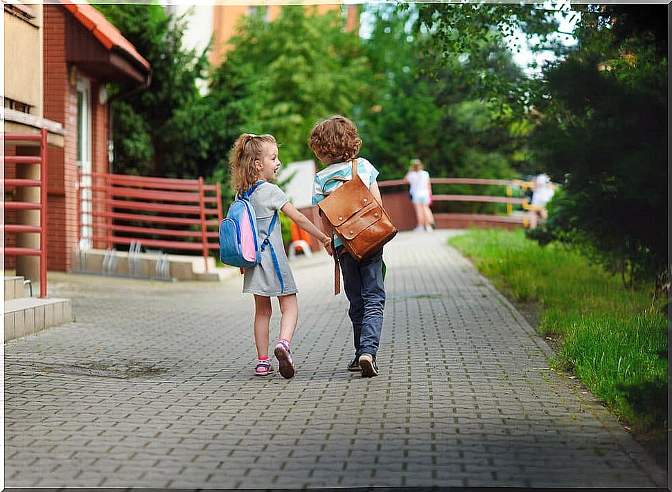 Children talking