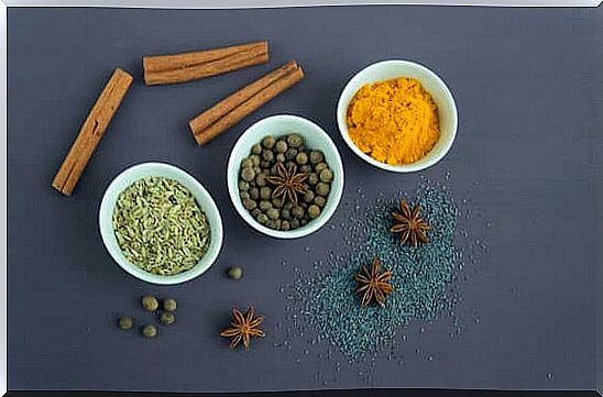 spices in the kitchen