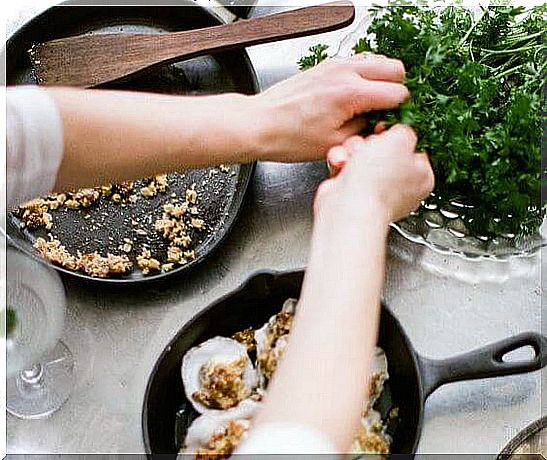 woman in the kitchen